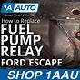 2002 Ford Escape Fuel Pump Reset Switch