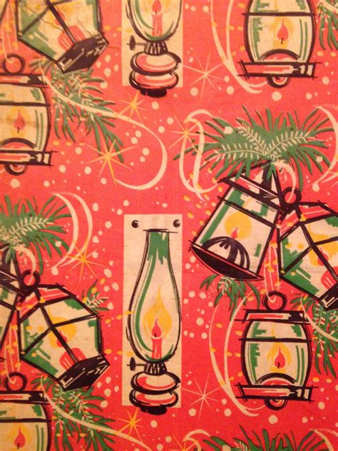 1970s Vintage Christmas Wrapping Paper