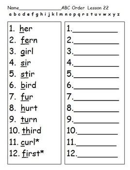 Abc order intro and freebie. Journey's First Grade Spelling ABC Order Activities | First grade spelling
