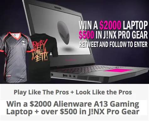 Win A 2000 Alienware A13 Gaming Laptop
