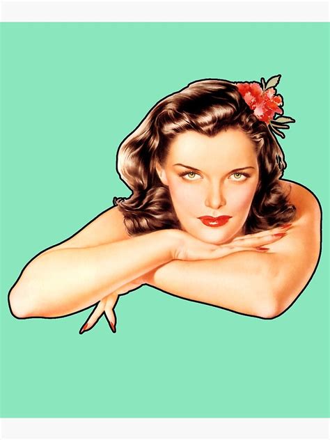 Vintage Alberto Vargas Pin Up Hula Girl Poster By Glynli Redbubble