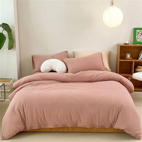 Clothknow Pink Comforter Set King Mauve Bedding Comforter Sets Girls