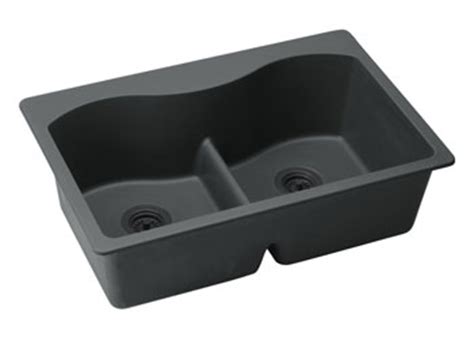For over 80 years elkay has created high quality, innovative sinks that consumers count on to deliver unprecedented levels of style and function. Elkay ELGLB3322GY0 Harmony E-Granite Double Bowl Top Mount ...