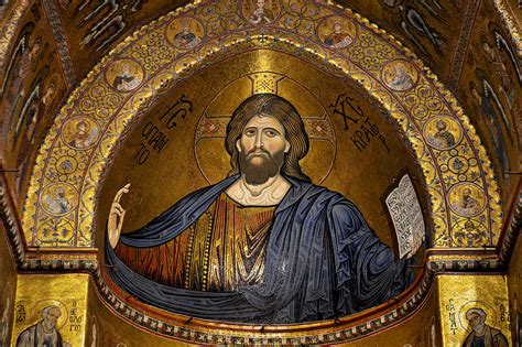 Christ Pantocrator Mosaic Photograph By Ricardmn Photography Pixels