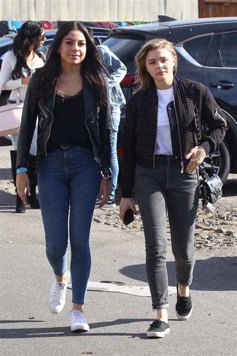 Chloe Grace Moretz Out Doing Christmas Shopping With A Friend In West