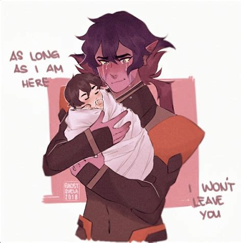 Keith As A Baby And His Galra Mother Krolia From Voltron Legendary