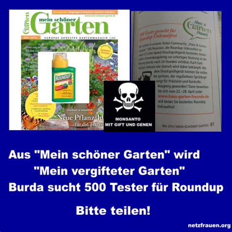 The national and international media awaken passions with their variety of topics. Aus "Mein schöner Garten" wird "Mein vergifteter Garten ...