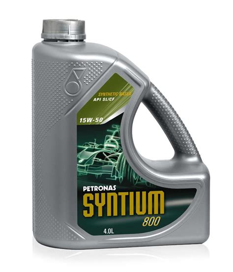 The experience gathered by petronas on the f1. Petronas Syntium 800 - 15w-50 Synthetic Engine Oil - 3 L ...