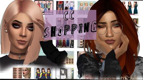 Getting All The Cc Cc Shopping The Sims 4 Cc List Youtube