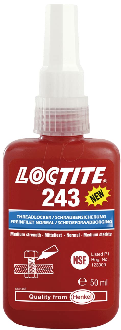 LOCTITE 243 10ML: Loctite 243 threadlocking adhesive ...