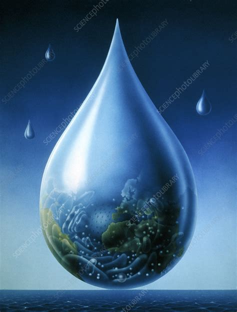 Earth Water Drop Stock Image E0550279 Science Photo Library