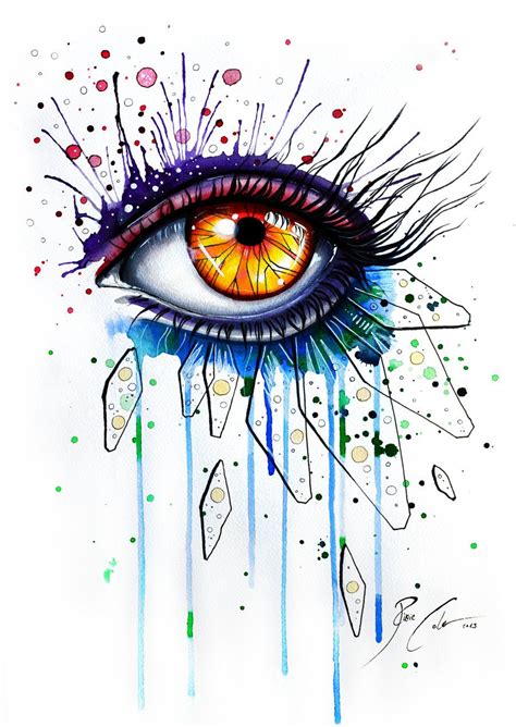 Abstract Feelings On Sale By Pixiecold On Deviantart Eye Painting