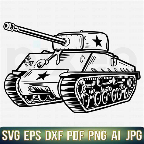 Tank Svg Military Army War Tank Clipart Tank Files For Etsy Clip My
