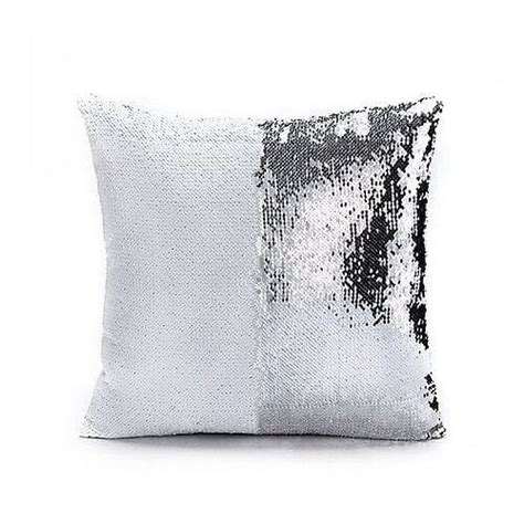 Luxe Sequin Pillow Silver And White Reversible Silver And Wh Flickr