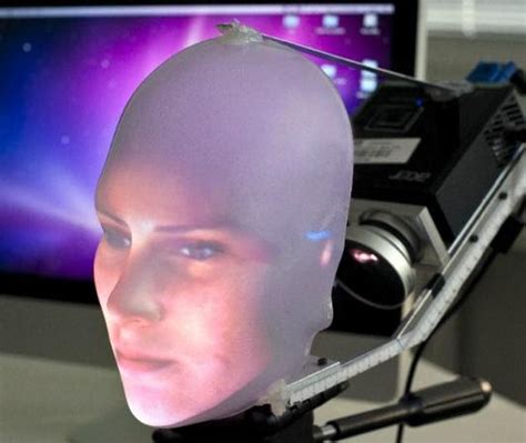 A Salute To Technology Mask Bot A Robot With A Human Face