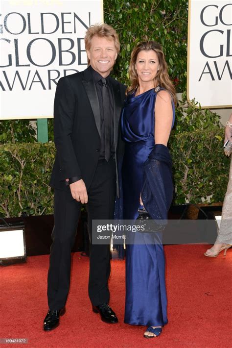 Musician Jon Bon Jovi And Dorothea Hurley Arrive At The 70th Annual