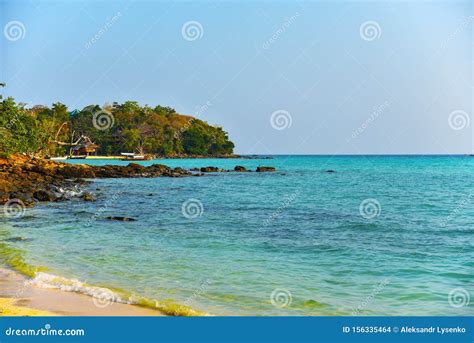 Tropical Paradise Beach Thailand Seascape Lagoon Editorial Stock Image