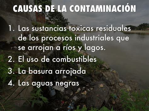 Contaminaci N Del Agua By Vasquezdidi