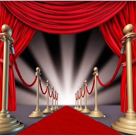 Hollywood Celebrity Red Carpet Car Backdrop Vinyl Cloth High Quality