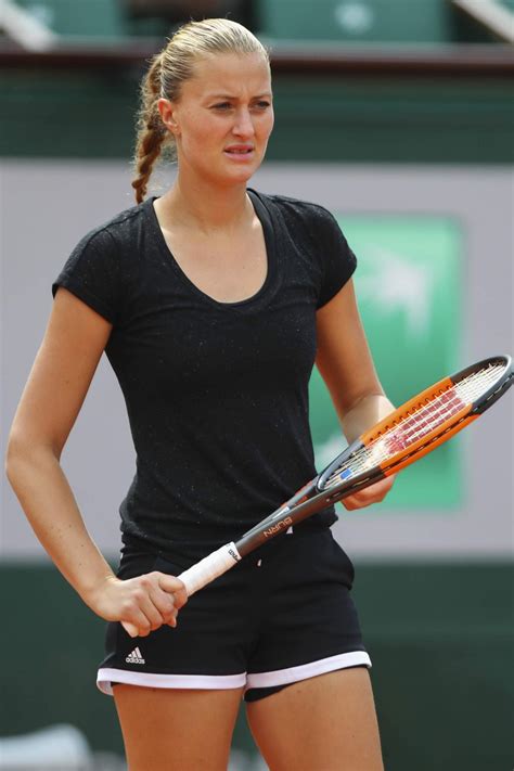Kristina Mladenovic Practices At 2018 Roland Garros In Paris 05242018