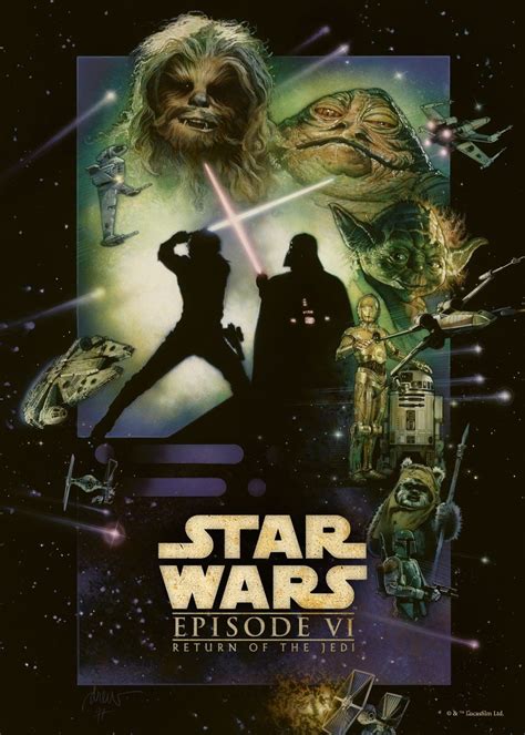 Star Wars Episode Vi Return Of The Jedi Poster Picture Metal Print
