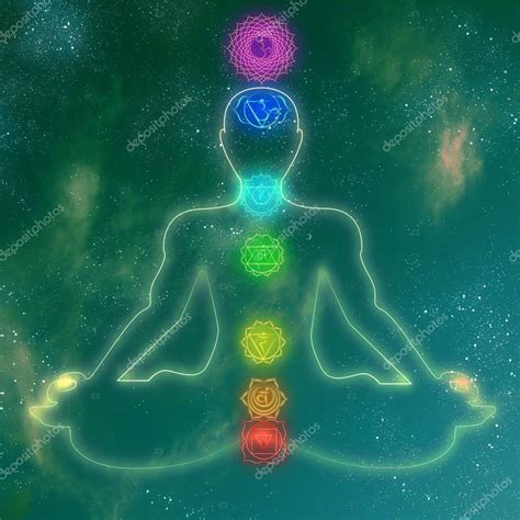 Human System Of Chakras — Stock Photo © Twentyfreee 8556463