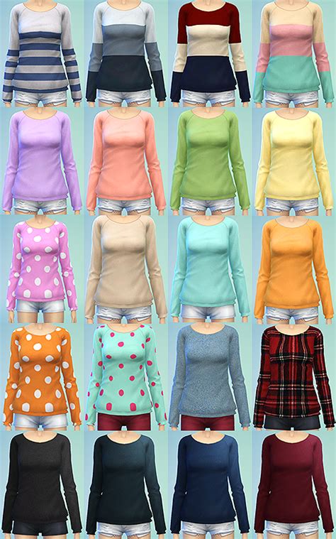 Sweater Pack 3 New Mesh Jsboutique Sims 4 Creations