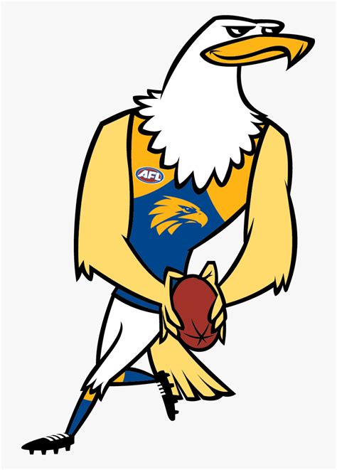 Eagle Football Clipart West Coast Eagles Mascot Cartoon Free