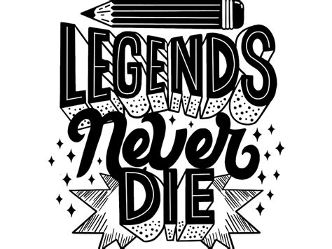 Legends Never Die By Jennifer Greive On Dribbble