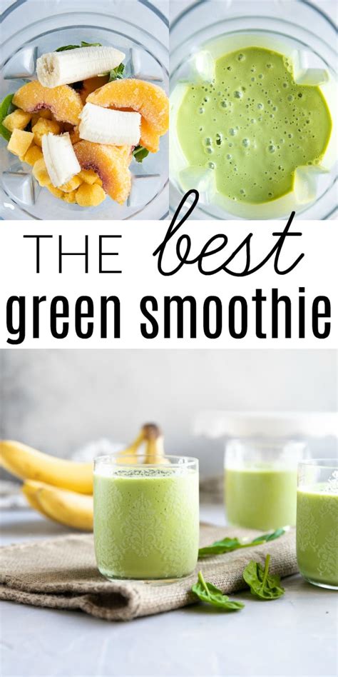 The Best Green Smoothie Recipe The Forked Spoon