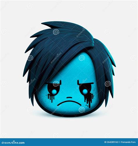 EMO 3D Emoji Face AI Generated Royalty Free Stock Photography