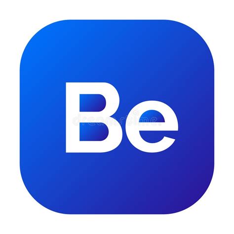 Behance Symbol Logo Redaktionelles Stockfotografie Illustration Von