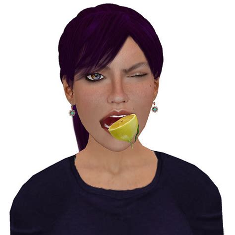 Second Life Marketplace Suck A Lemon Mouth Attachment
