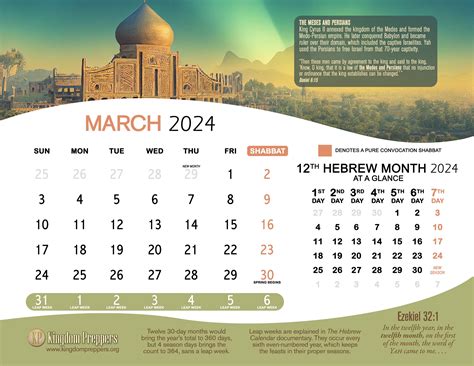 Hebrew Calendar 2024