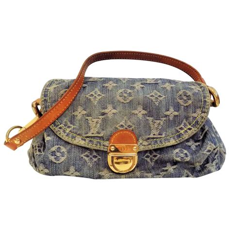 Louis Vuitton Denim Bag At 1stdibs Louis Vuitton Denim Handbags Lv