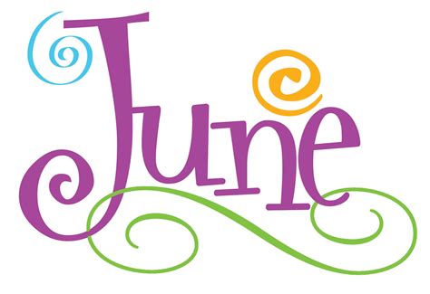 June Month Clip Art Library
