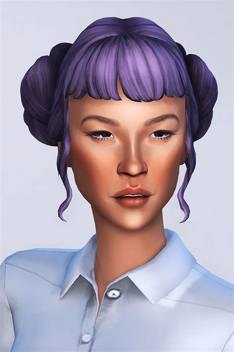 Sims 4 Homemade Bubblegum Hair The Sims Book