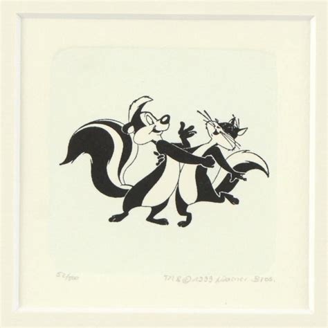 Pepe Le Pew And Penelope Pussycat By Looney Tunes
