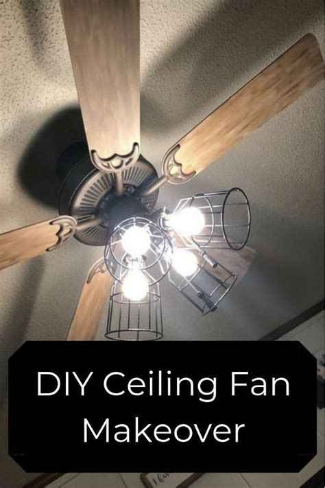Diy Farmhouse Ceiling Fan Makeover Ceiling Fan Makeover Ceiling Fan