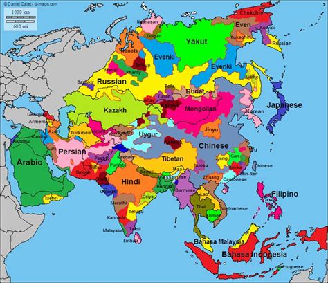 Lingholic Com On Twitter Language Map Asia Map Geography Map