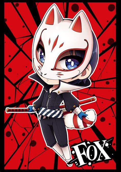 Chibi Fox By Bunnyloz On Deviantart Persona 5 Chibi Anime