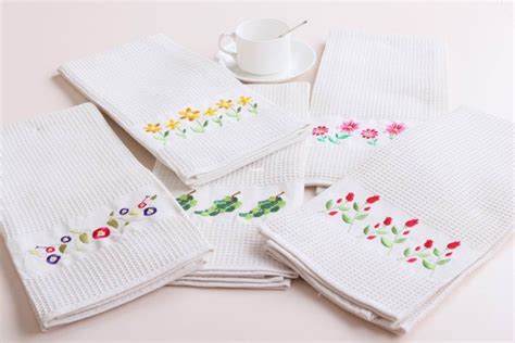 Kitchen Towel Embroidery Designs Adding A Touch Of Charm To Your