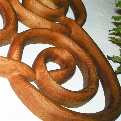 Spiral Of Newgrange Irish Triple Spiral Wood Carving Celtic