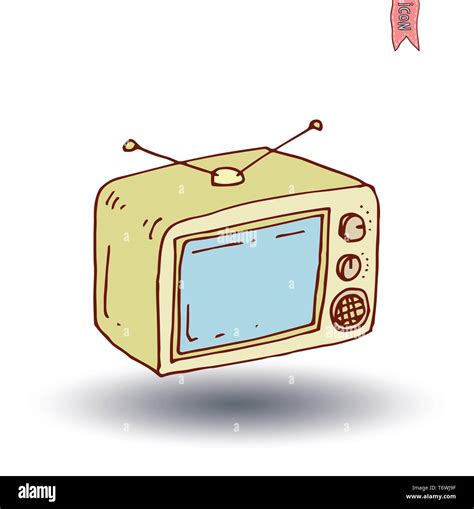 Televisions Vintage And Modern Vector Illustration Stock Vector Image