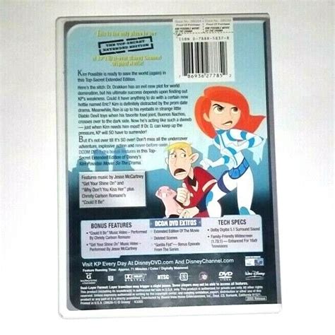 Disney S Kim Possible Movie So The Drama The Top Secret Extended Edition DVD EBay