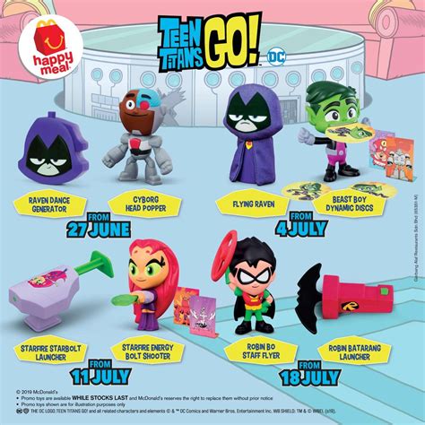 This is free toys in happy meals. MCD HAPPY MEAL TOYS Teen Titans Go | Shopee Malaysia