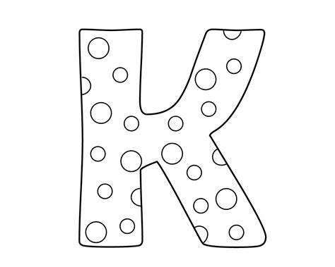 Print outs, information, coloring pages, and books related to the letter p. Printable Letter K Coloring Pages for Kindergarten ...