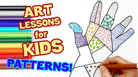 Learn To Draw Patterns Art Lessons For Kids Youtube