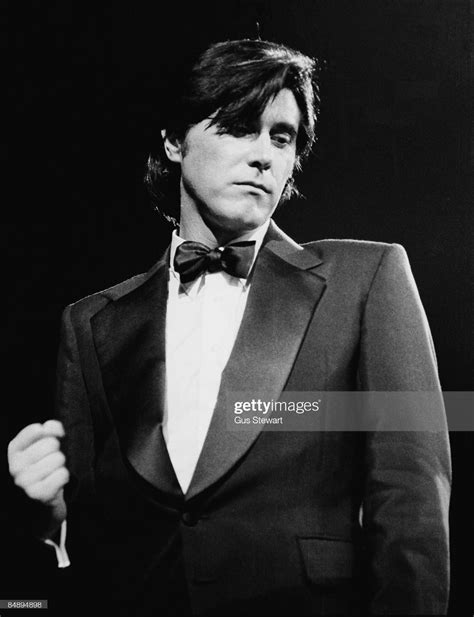 Singer Bryan Ferry Performing Live Onstage At First London Solo In