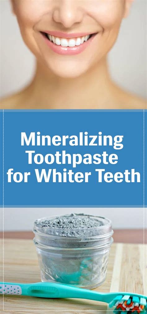 Mineralizing Toothpaste For Whiter Teeth Homemade Toothpaste Recipes